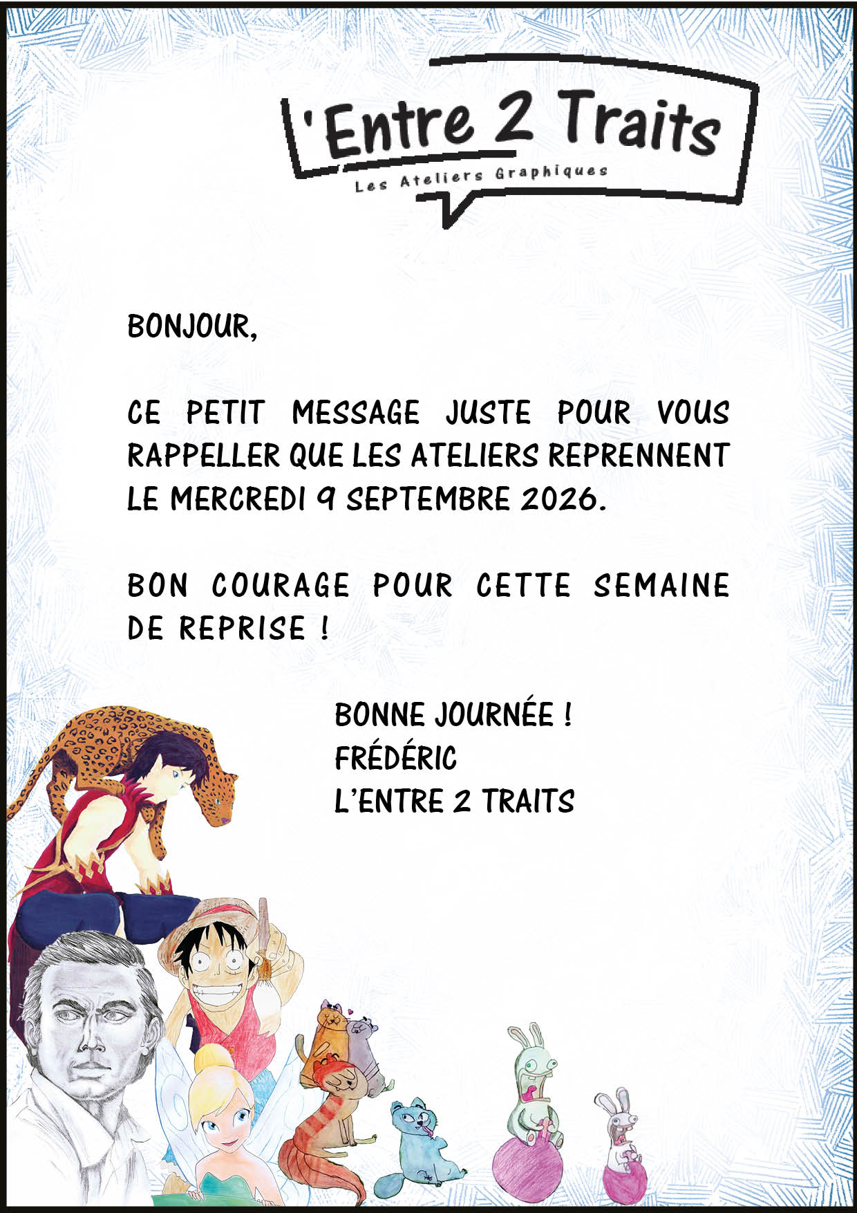 Message aux utilisateurs